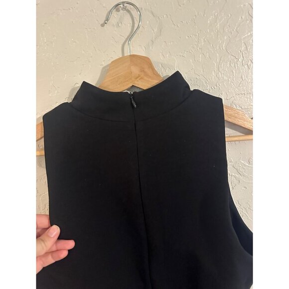 Y Fifteen Twenty Strap Neck Black Cutout Shift Cocktail Mini Dress - Picture 9 of 9